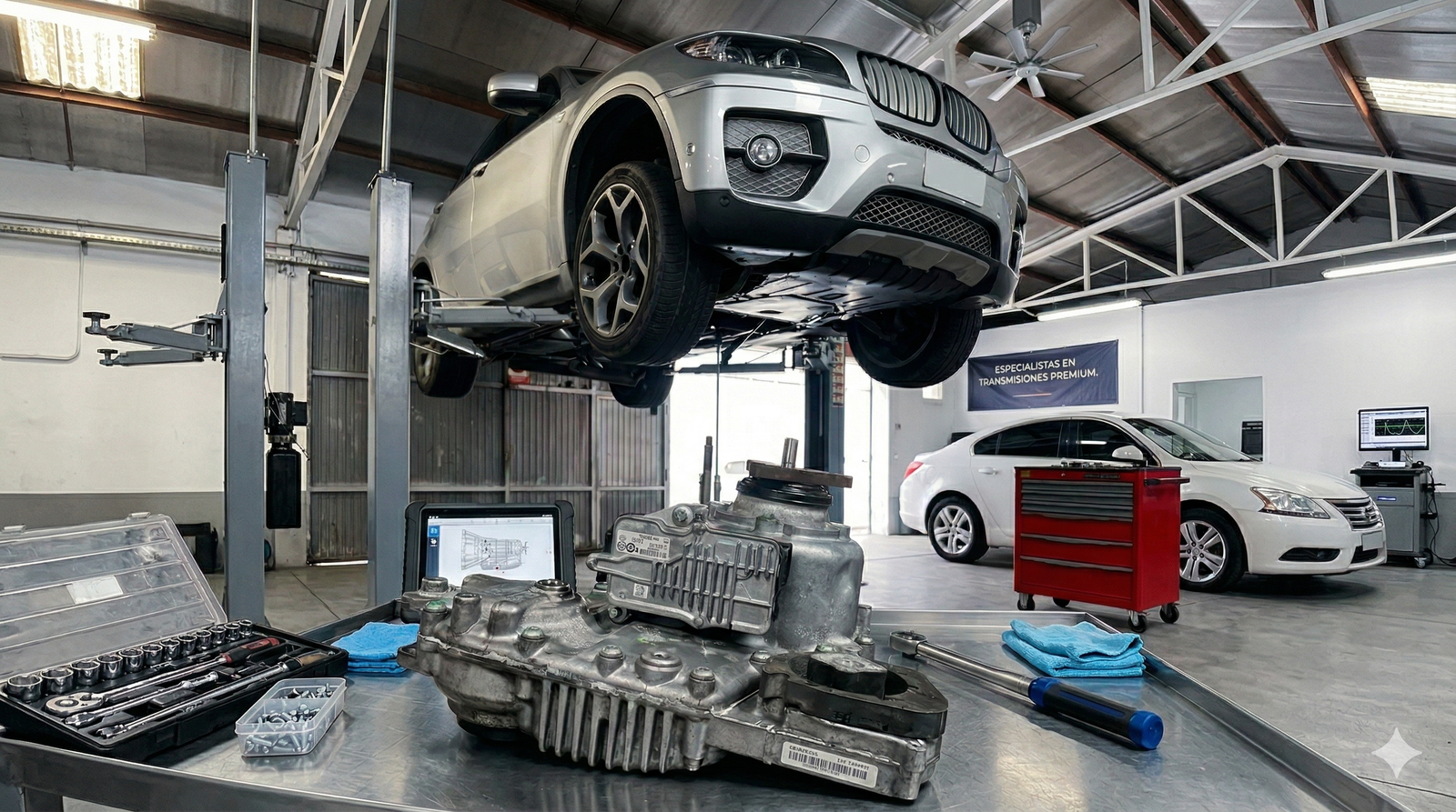 Taller especializado en reparación de cajas de transferencia